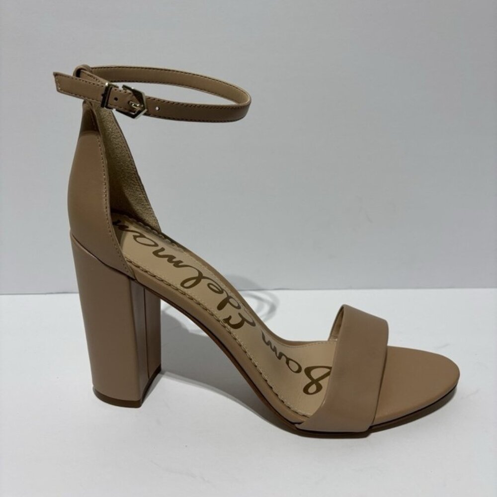 Sam Edelman Women’s Yaro Beige Ankle Strap Sandals, Size 11.5 M